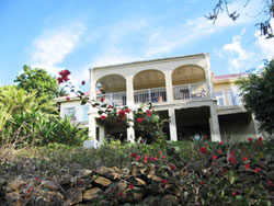 Back Garden and view of veranda